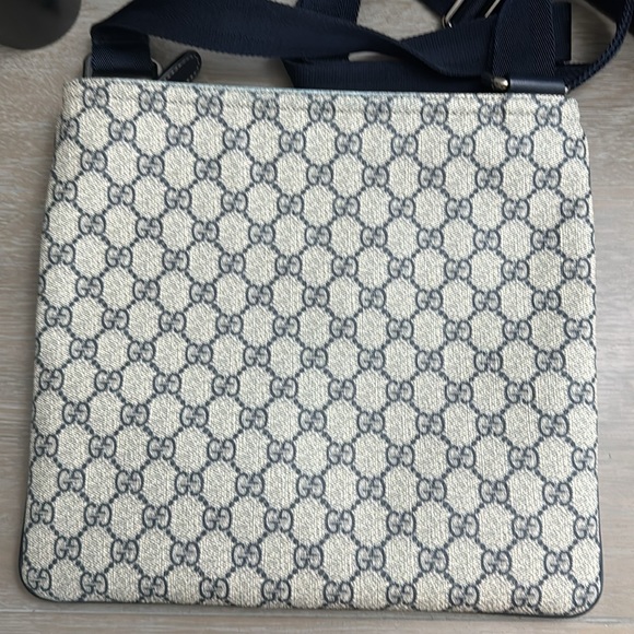 Gucci Bags Gucci Messenger Bag Navy Blue Poshmark